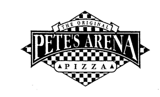 THE ORIGINAL PETE'S ARENA PIZZA logo