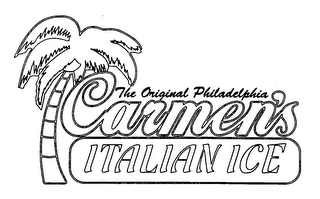 THE ORIGINAL PHILADELPHIA CARMEN'S ITALIAN ICE logo