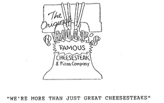 THE ORIGINAL PHILLY'S FAMOUS CHEESESTEAK & PIZZA COMPANY logo