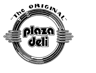 "THE ORIGINAL" PLAZA DELI logo