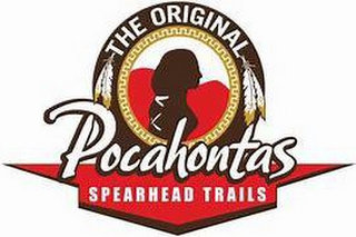 THE ORIGINAL POCAHONTAS SPEARHEAD TRAILS logo