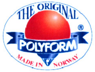 THE ORIGINAL POLYFORM MADE IN NORWAY logo