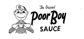 THE ORIGINAL POOR BOY SAUCE PB logo