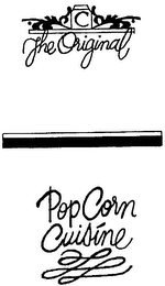 THE ORIGINAL POPCORN CUISINE logo