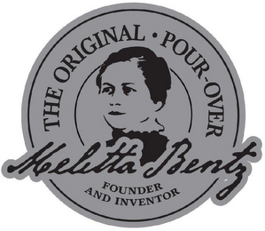 THE ORIGINAL POUR OVER · MELITTA BENTZ FOUNDER AND INVENTOR logo