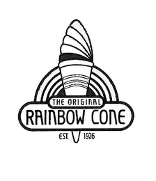 THE ORIGINAL RAINBOW CONE. EST. 1926 logo