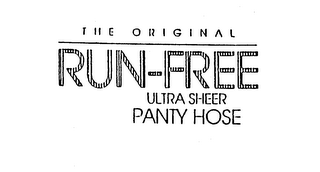 THE ORIGINAL RUN-FREE ULTRA SHEER PANTY HOSE logo