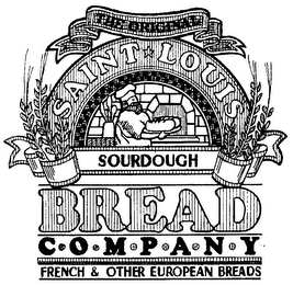 THE ORIGINAL SAINT LOUIS SOURDOUGH BREAD C-O-M-P-A-N-Y FRENCH & OTHER EUROPEAN BREADS logo