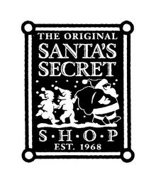 THE ORIGINAL SANTA'S SECRET S - H - O - P EST. 1968 logo