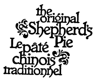 THE ORIGINAL SHEPHERD'S PIE LE PATE CHINOIS TRADITIONNEL logo
