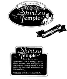 THE ORIGINAL SHIRLEY TEMPLE; CHERRY INSIDE logo