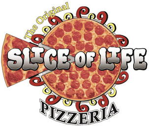 THE ORIGINAL SLICE OF LIFE PIZZERIA logo