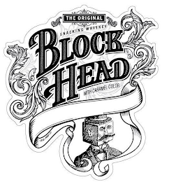 THE ORIGINAL SNACKING WHISKEY BLOCK HEAD WITH CARAMEL COLOR 1500-3002-01 logo