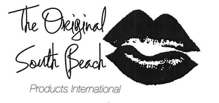 THE ORIGINAL SOUTH BEACH PRODUCTS INTERNATIONAL logo