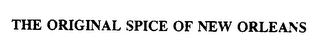 THE ORIGINAL SPICE OF NEW ORLEANS logo