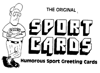THE ORIGINAL SPORT CARDS HUMOROUS SPORT GREETING CARDS logo