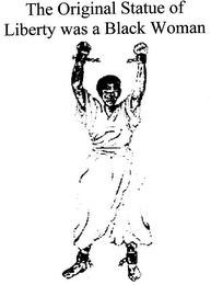 THE ORIGINAL STATUE OF LIBERTY WAS A BLACK WOMAN logo