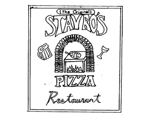 THE ORIGINAL STAVRO'S PIZZA RESTAURANT logo