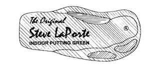 THE ORIGINAL STEVE LAPORTE INDOOR PUTTING GREEN SL logo