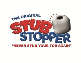 THE ORIGINAL STUB STOPPER "NEVER STUB YOUR TOE AGAIN" logo