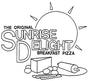 THE ORIGINAL SUNRISE DELIGHT BREAKFAST PIZZA logo