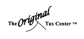"THE ORIGINAL TAX CENTER" logo