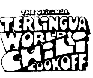 THE ORIGINAL TERLINGUA WORLD CHILI COOKOFF logo