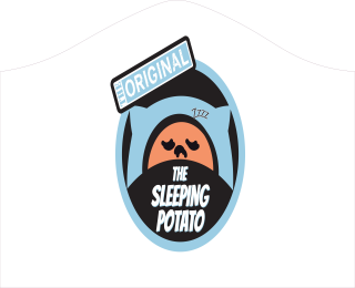 THE ORIGINAL THE SLEEPING POTATO ZZZZ logo