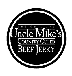 THE ORIGINAL UNCLE MIKE'S COUNTRY CURED BEEF JERKY logo