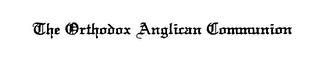 THE ORTHODOX ANGLICAN COMMUNION logo
