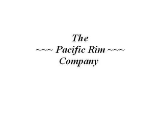 THE PACIFIC RIM COMPANY logo