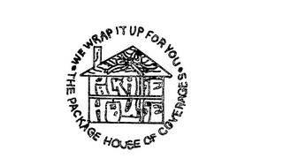 THE PACKAGE HOUSE OF COVERAGES WE WRAP IT UP FOR YOU logo