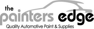 THE PAINTERS EDGE QUALITY AUTOMOTIVE PAINT & SUPPLIES logo
