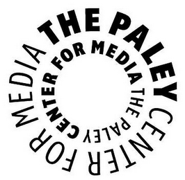 THE PALEY CENTER FOR MEDIA THE PALEY CENTER FOR MEDIA logo