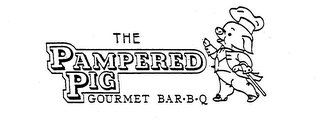THE PAMPERED PIG GOURMET BAR-B-Q logo