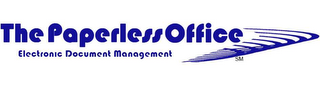 THE PAPERLESS OFFICE ELECTRONIC DOCUMENT MANAGEMENT logo