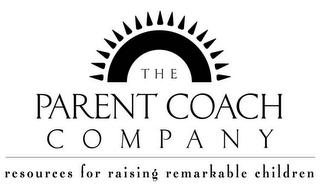 THE PARENT COACH COMPANY RESOURCES FOR RAISING REMARKABLE CHILDREN logo
