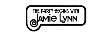 THE PARTY BEGINS WITH JAMIE LYNN logo