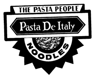THE PASTA PEOPLE PASTA DE ITALY NOODLES logo