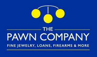 THE PAWN COMPANY FINE JEWELRY, LOANS, FIREARMS & MORE logo