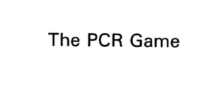 THE PCR GAME logo