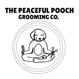 THE PEACEFUL POOCH GROOMING CO. logo