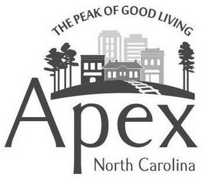 THE PEAK OF GOOD LIVING APEX NORTH CAROLINA logo