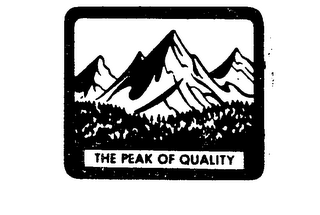 THE PEAK OF QUALITY logo