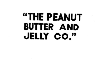 "THE PEANUT BUTTER AND JELLY CO." logo