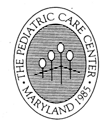 THE PEDIATRIC CARE CENTER MARYLAND 1985 logo
