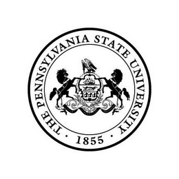 THE PENNSYLVANIA STATE UNIVERSITY 1855 VIRTUE LIBERTY AND INDEPENDENCE logo