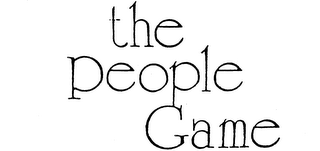 THE PEOPLE GAME logo