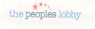 THE PEOPLES LOBBY logo