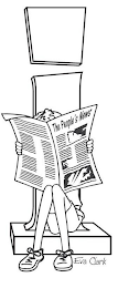 THE PEOPLE'S NEWS EVA CLARK; I logo